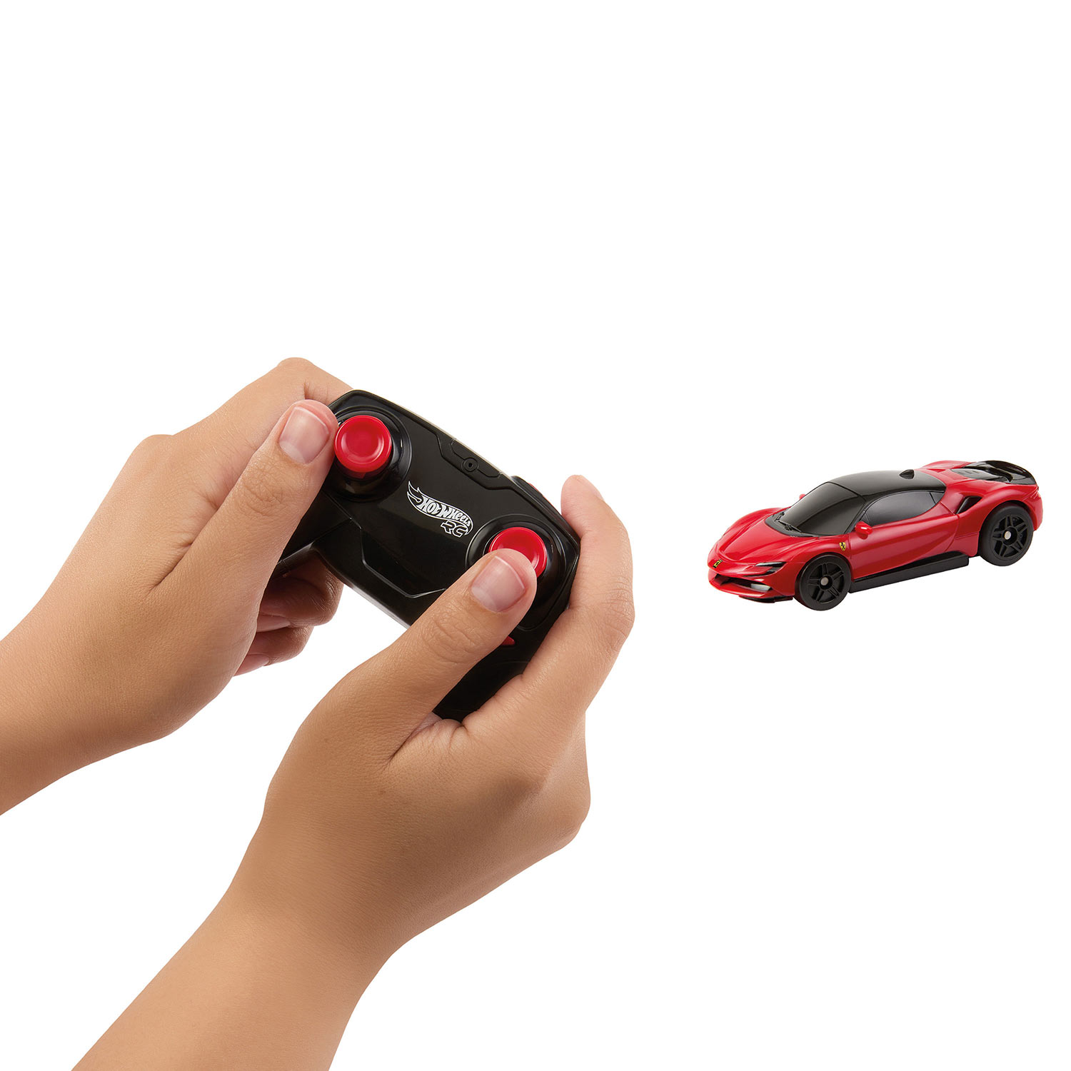 Hot Wheels Rc Ferrari Sf90 Stradale Asseto Fiorano Telecomandado 1:64 Mattel Jgd09 ( Imagem 3 de 3 ) - Preview