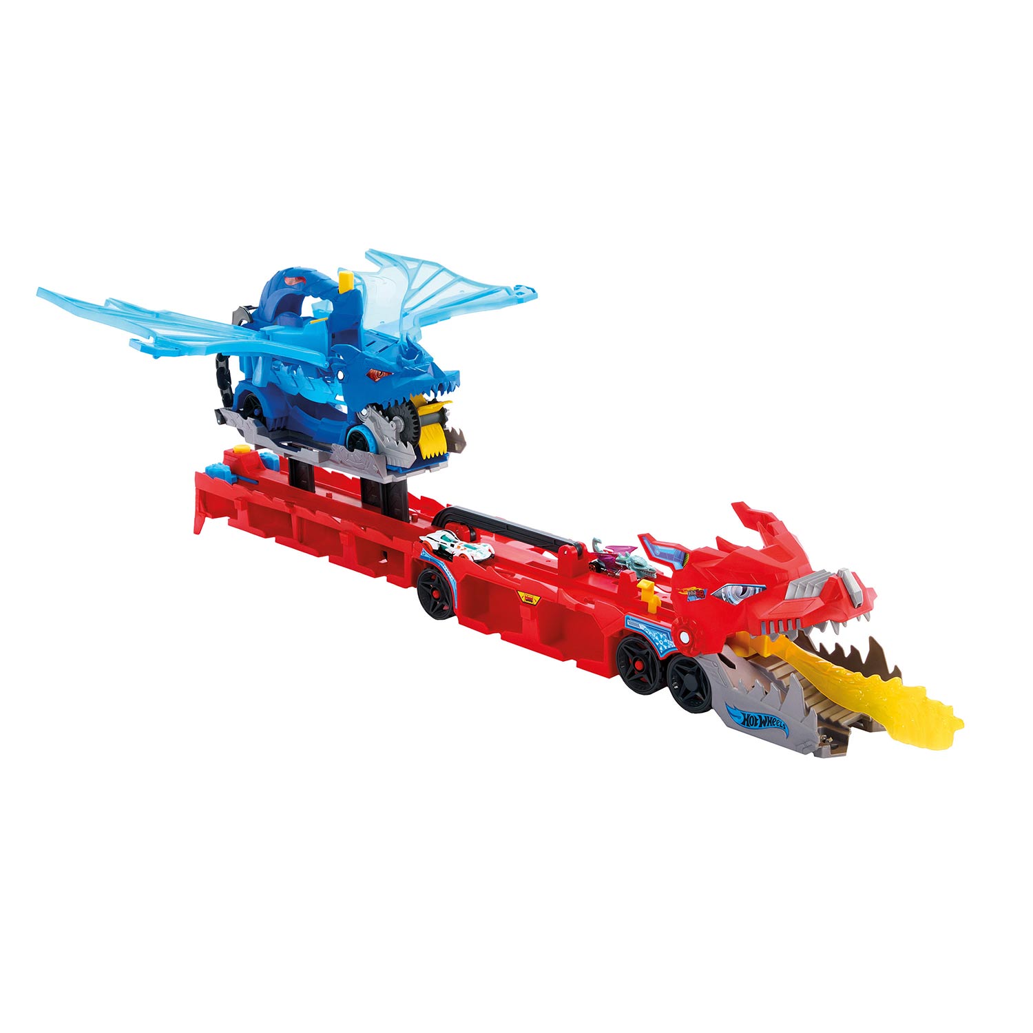 Hot Wheels City Dragao Duplo Supremo Transportador Mattel Jbm72 ( Imagem 3 de 4 ) - Preview