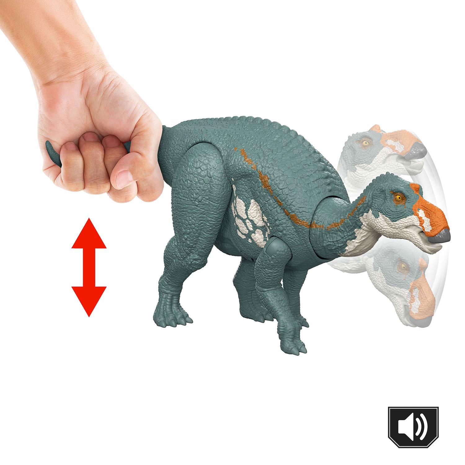 Jurassic World Rugido Selvagem Maiasaura 28Cm Mattel Jgb87/Jgc82 ( Imagem 4 de 4 ) - Preview