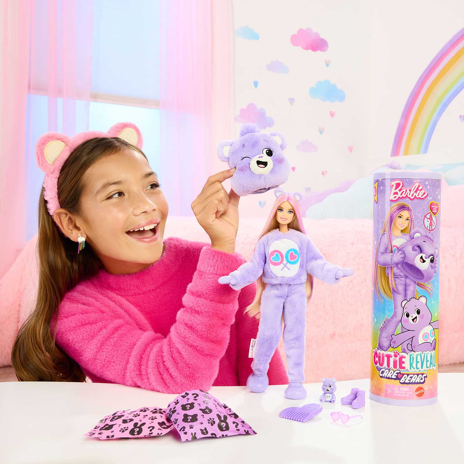 Barbie Cutie Reveal Ursos Amorosos Roxo Mattel Jcn94 - Jogos e ...