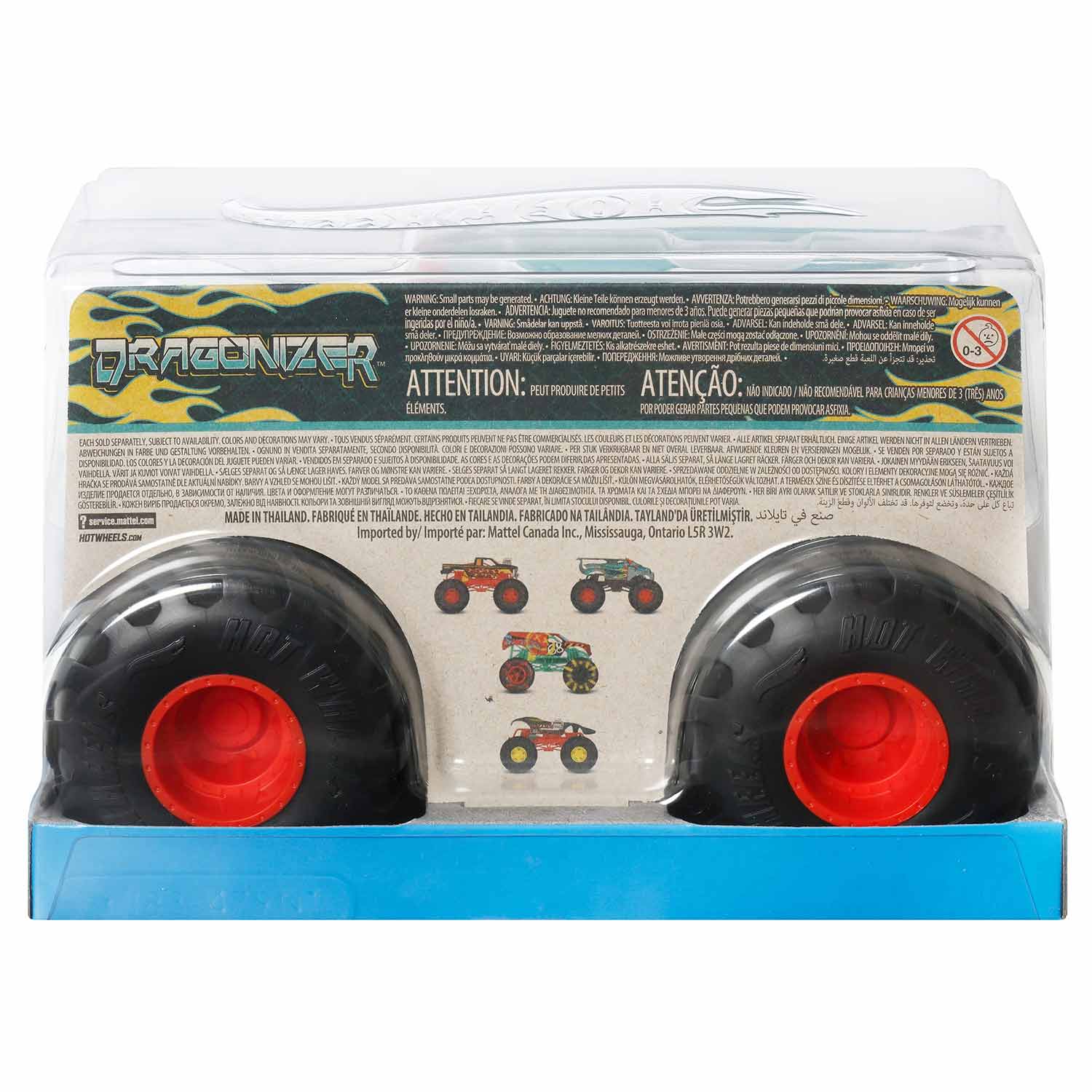 Hot Wheels Monster Trucks Metalizado Dragonizer Mattel Fyj83/Jcc90 ( Imagem 2 de 2 ) - Preview