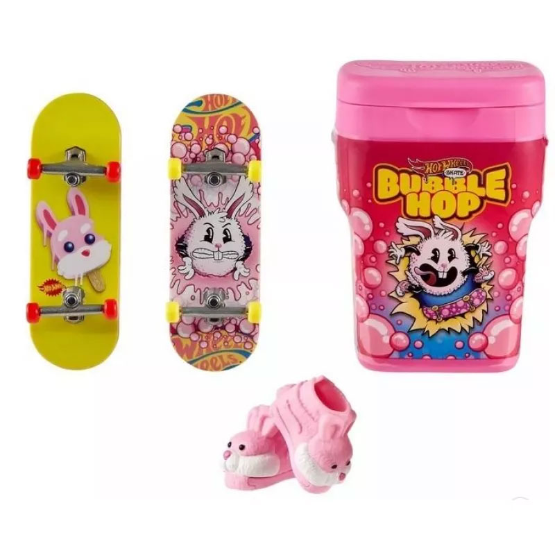 Hot Wheels Skate De Dedos (2 Un) Com Frasco De Aroma Bubble Hop Mattel Htp10/Hwn49 ( Imagem 2 de 3 ) - Preview