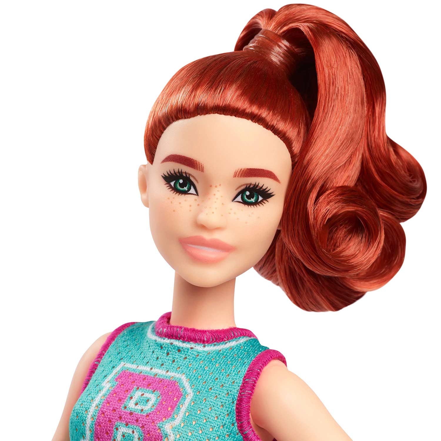 Barbie Fashionista Ruiva Com Saia Roxa E Top Verde Mattel Fbr37/Hyt90 ( Imagem 3 de 4 ) - Preview
