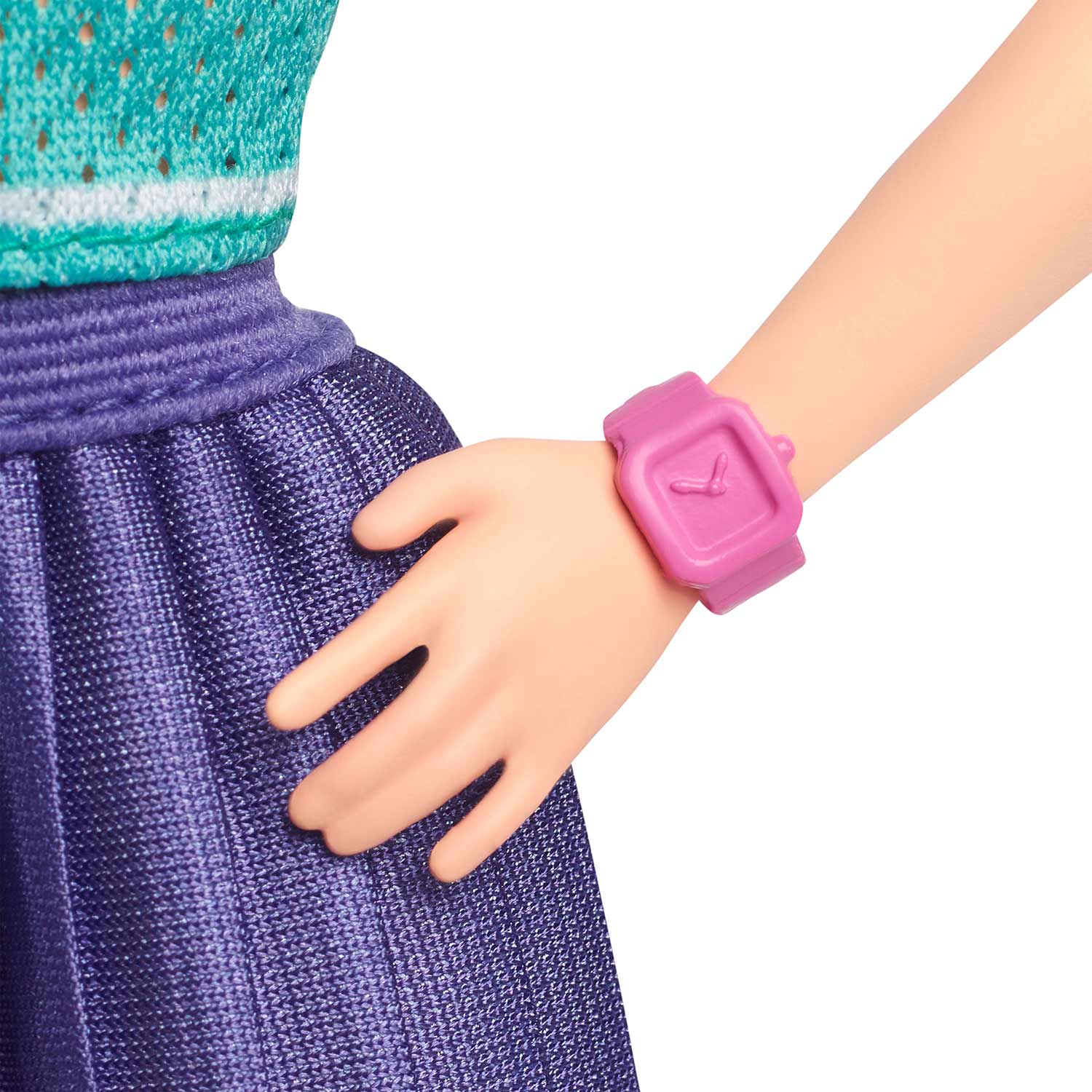 Barbie Fashionista Ruiva Com Saia Roxa E Top Verde Mattel Fbr37/Hyt90 ( Imagem 4 de 4 ) - Preview