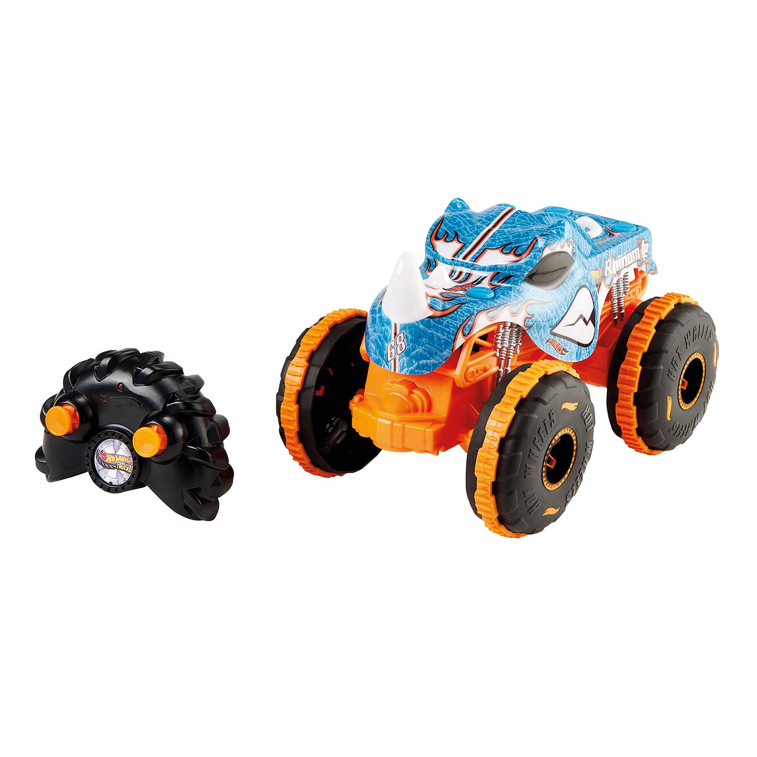 Hot Wheels Monster Trucks Rhinomite Telecomandado 1:24 Mattel Jbk11 ( Imagem 2 de 4 ) - Preview