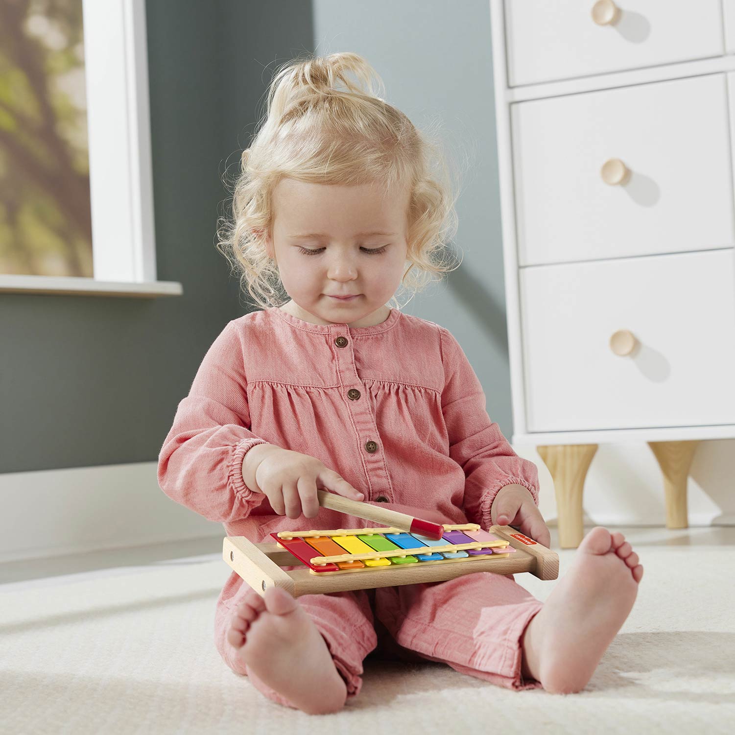 Xilofone De Madeira Fisher-Price Mattel Hxv13-9633 ( Imagem 4 de 4 ) - Preview