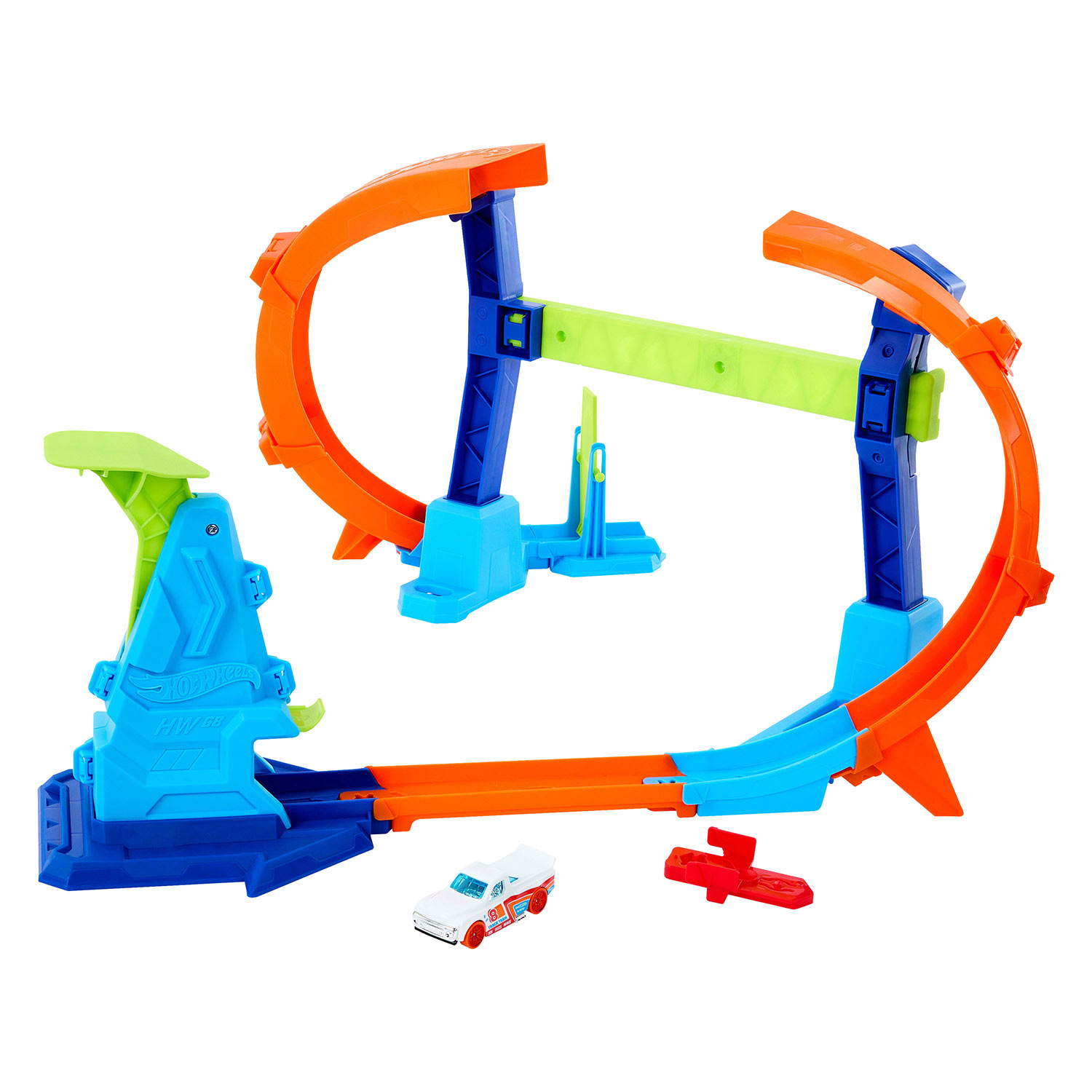 Hot Wheels Stunt Pista Campeao Do Salto Em Espiral Mattel Gbf81/Jfh36 ( Imagem 2 de 4 ) - Preview
