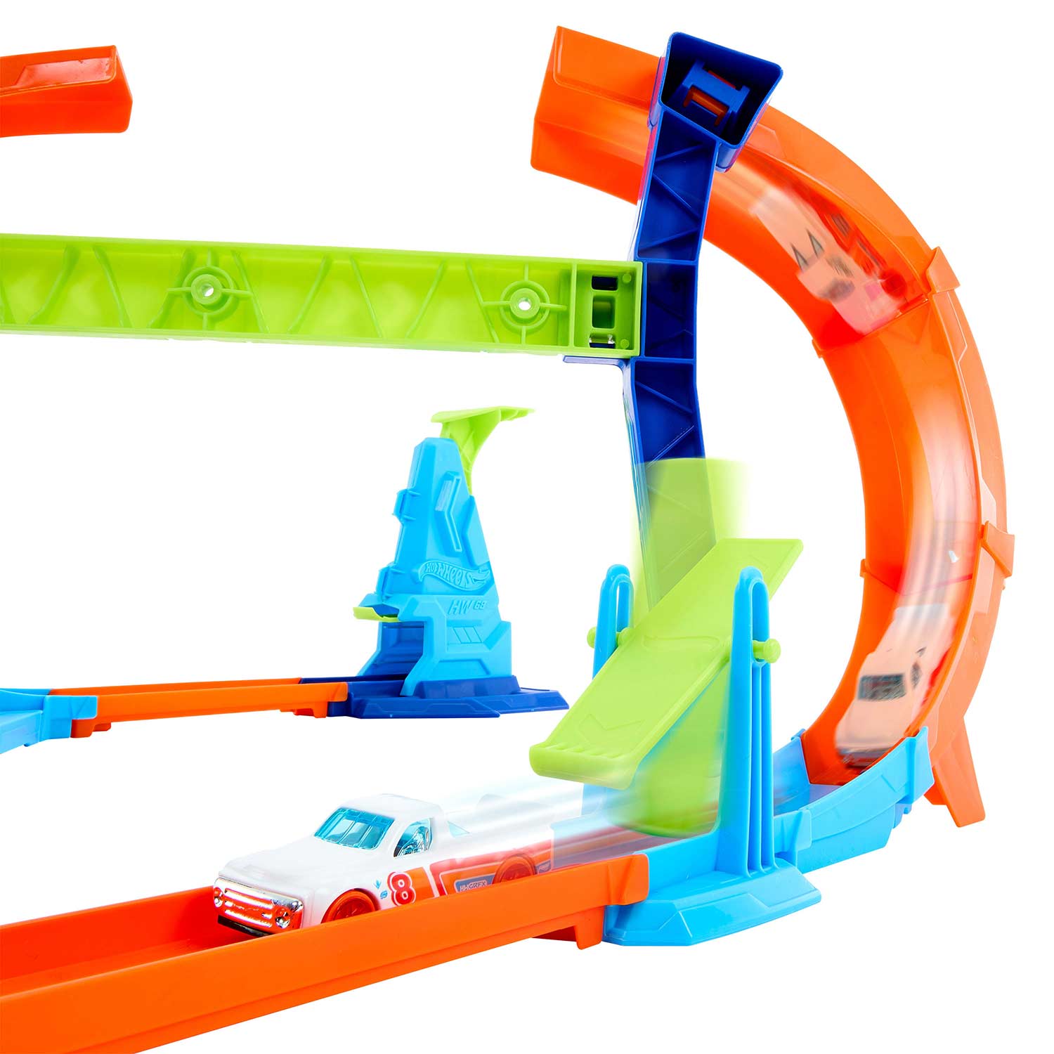 Hot Wheels Stunt Pista Campeao Do Salto Em Espiral Mattel Gbf81/Jfh36 ( Imagem 3 de 4 ) - Preview