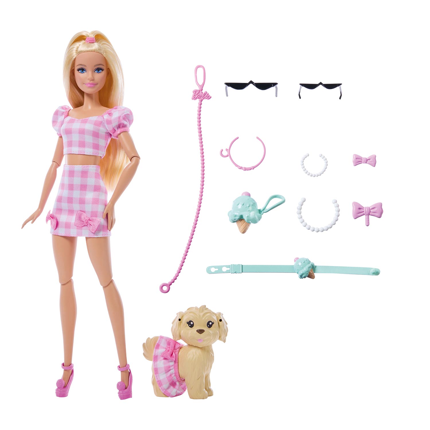 Barbie Twinning Looks Malibu E Cachorro Mattel Jfp36 ( Imagem 2 de 4 ) - Preview