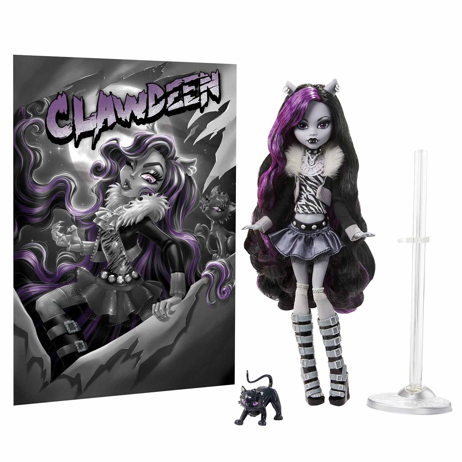 Monster High Reel Drama Clawdeen Wolf Mattel Hkn28 ( Imagem 4 de 4 ) - Preview