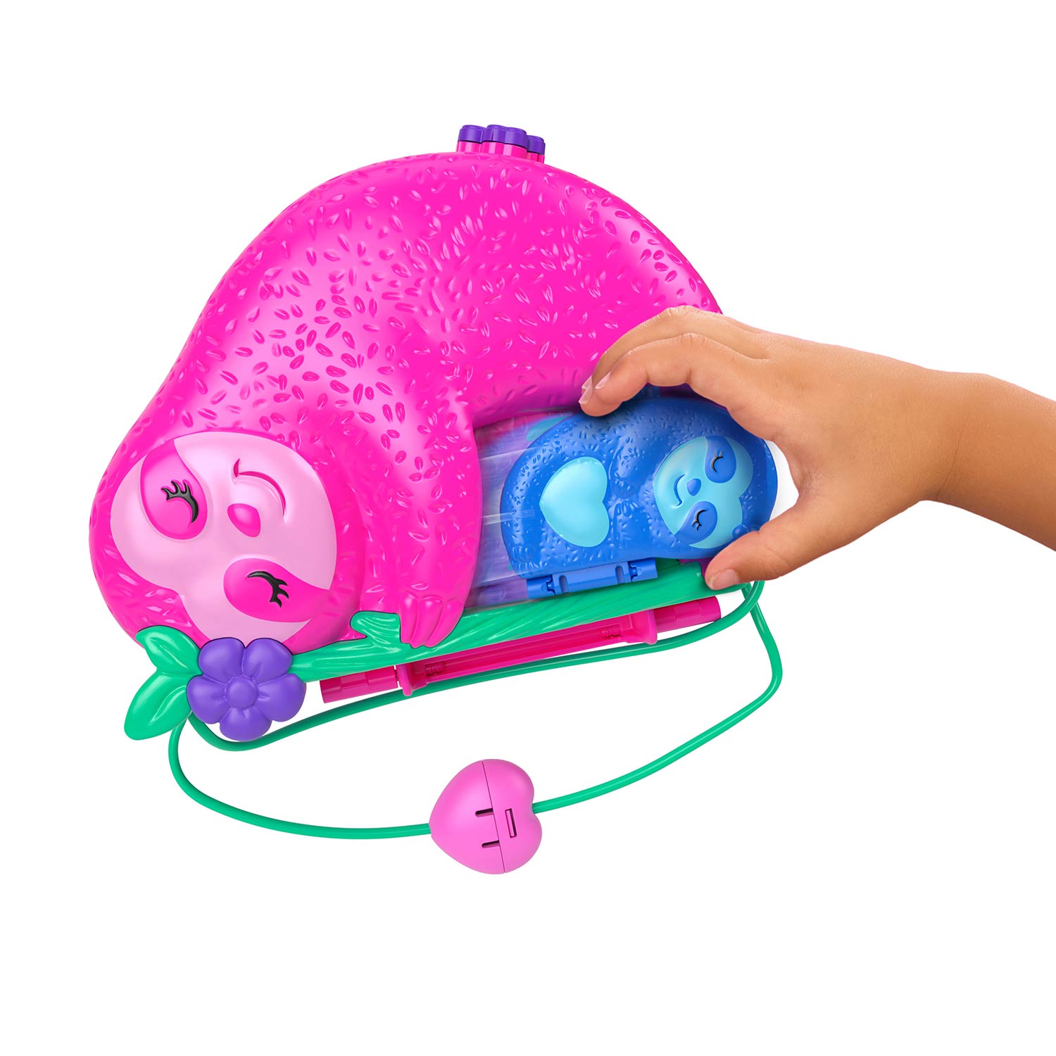 Polly Pocket Cofre Família de Preguiçosos ( Imagem 4 de 4 ) - Preview