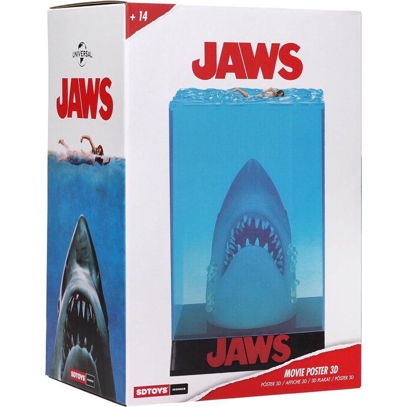 Tiburon Figure Cartel 3d Poster Tiburon ( Imagem 2 de 2 ) - Preview