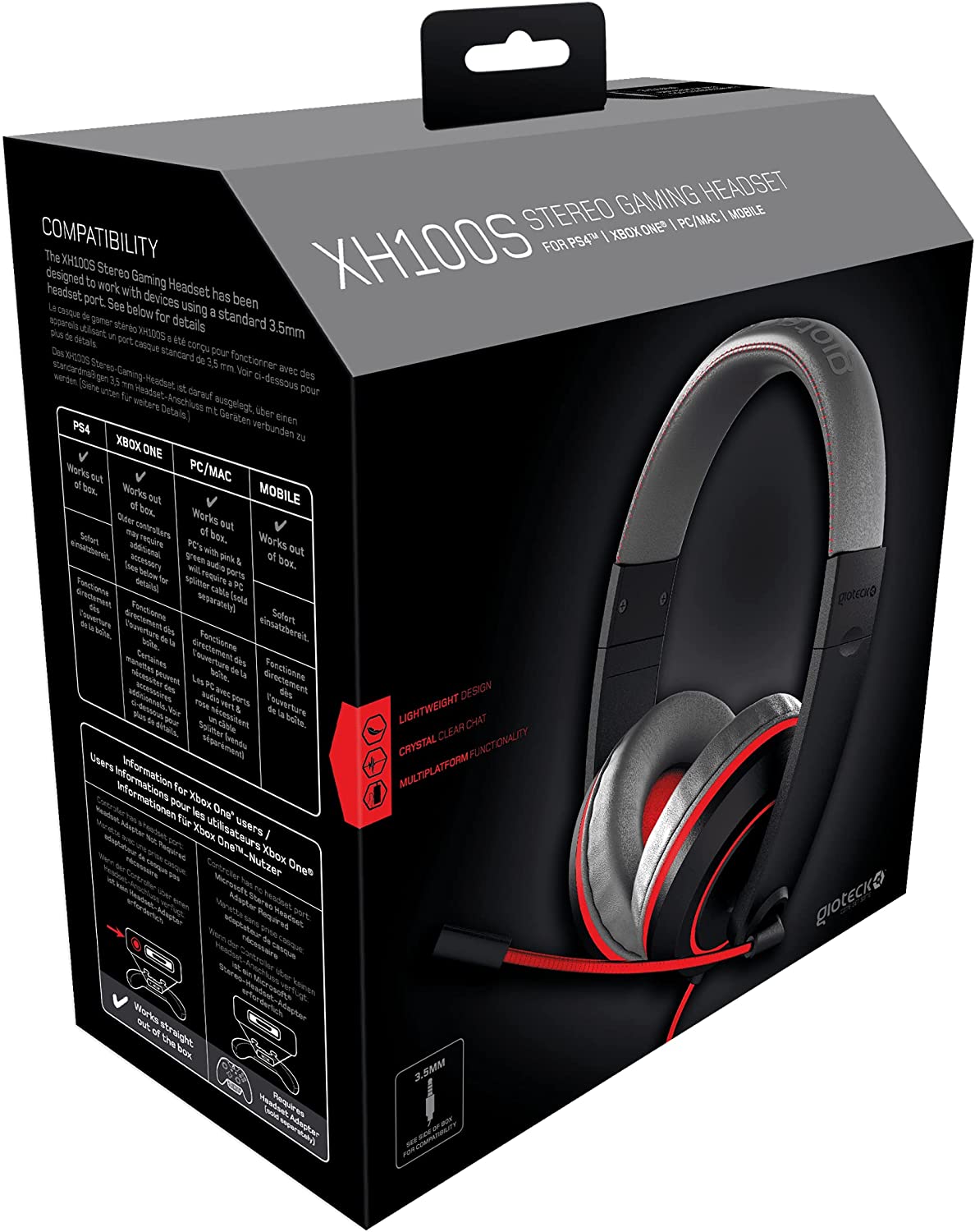 Gioteck XH-100S Gray Gaming Headphones ( Imagem 2 de 4 ) - Preview