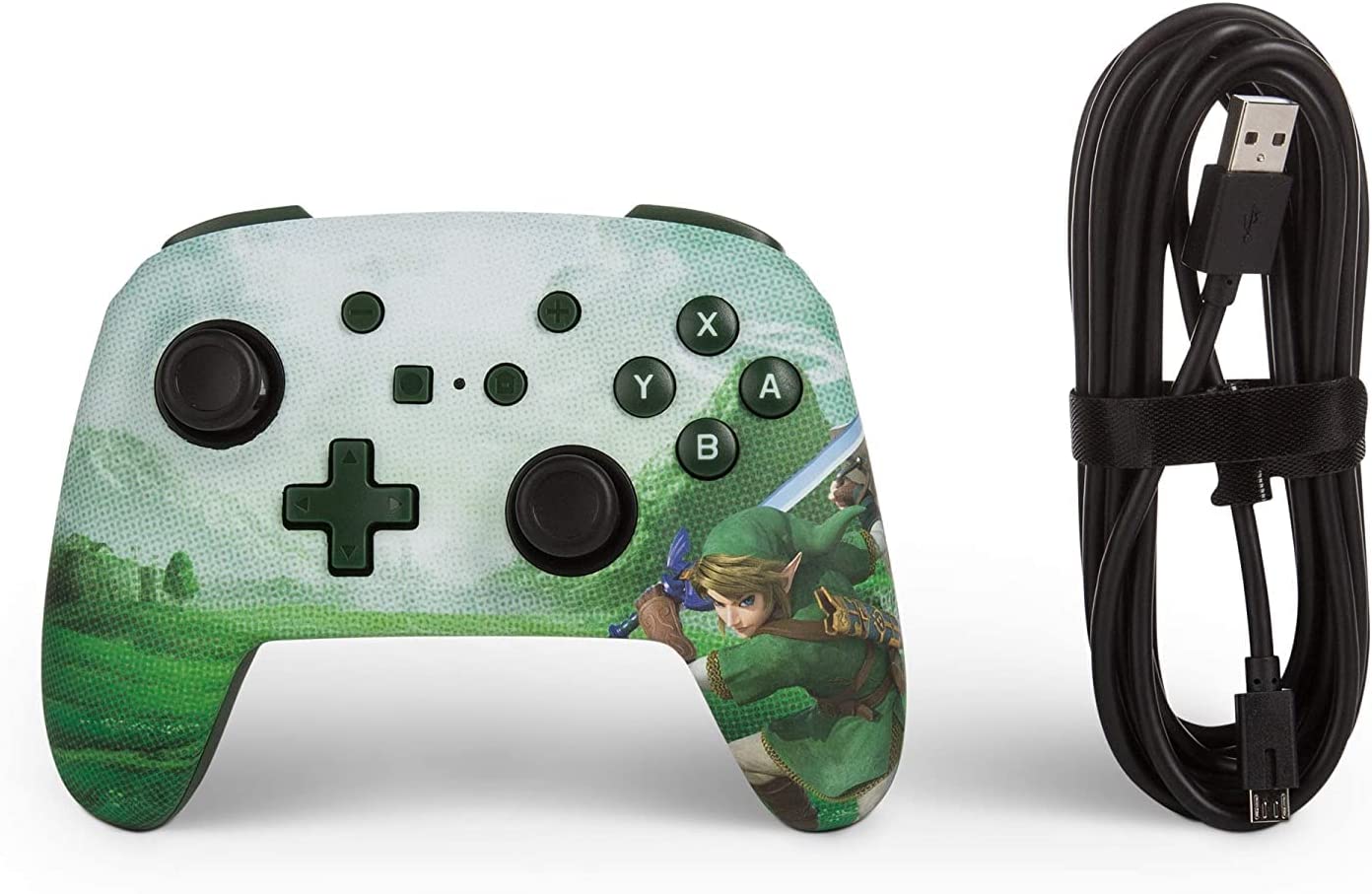 Comando Oficial PowerA com fios Zelda Link Hyrule Nintendo Switch ( Imagem 3 de 4 ) - Preview
