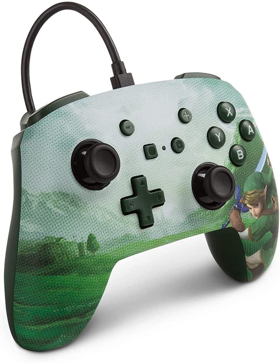 Comando Oficial PowerA com fios Zelda Link Hyrule Nintendo Switch ( Imagem 4 de 4 ) - Preview