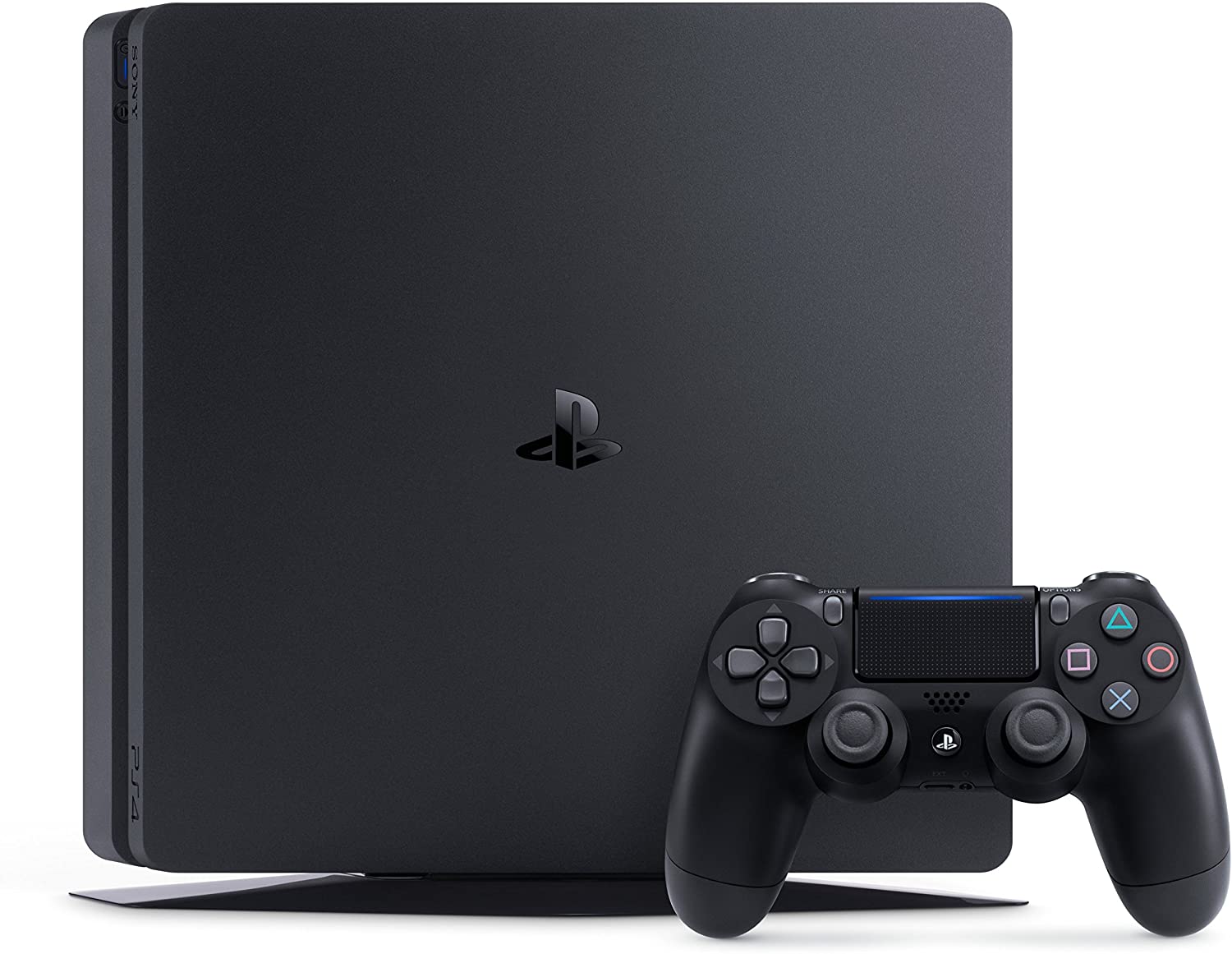 Sony PlayStation 4 PS4 Slim Black 500GB + Comando Extra DualShock 4 ( Imagem 2 de 4 ) - Preview