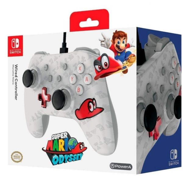 Comando PowerA Super Mario Odyssey Nintendo Switch USADO ( Imagem 2 de 4 ) - Preview