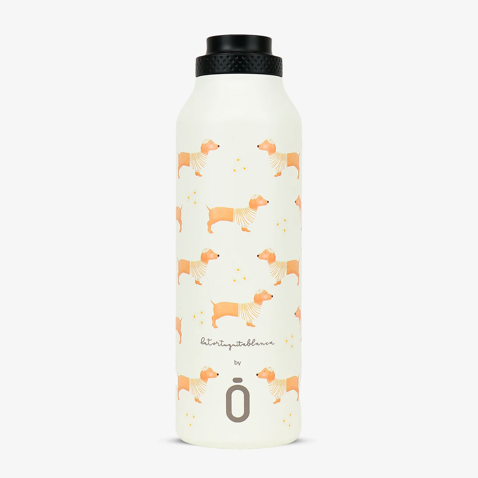 Garrafa Térmica Runbott Mii La Tortuguita Blanca 600Ml Teckel Daisy 972816 ( Imagem 2 de 4 ) - Preview
