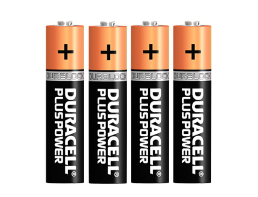 Pilha duracell alcalina plus aaa blister com 4 unidades ( Imagem 4 de 4 ) - Preview