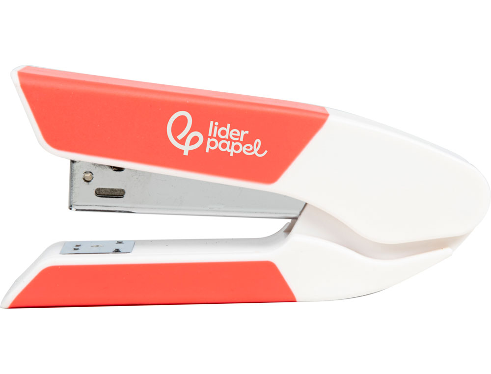 Agrafador Liderpapel - Oferta de Saca Agrafos e Caixa de 1000 Agrafos 22/6 24/6 - Capacidade 20f - Cor Coral ( Imagem 2 de 12 ) - Preview