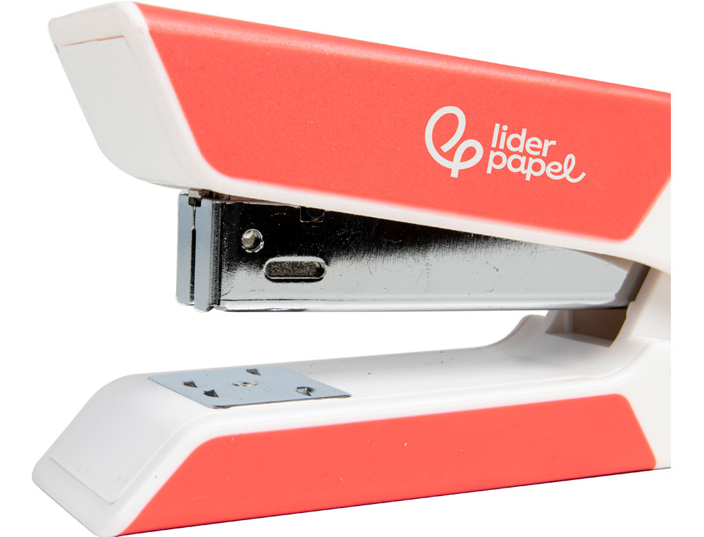 Agrafador Liderpapel - Oferta de Saca Agrafos e Caixa de 1000 Agrafos 22/6 24/6 - Capacidade 20f - Cor Coral ( Imagem 4 de 12 ) - Preview