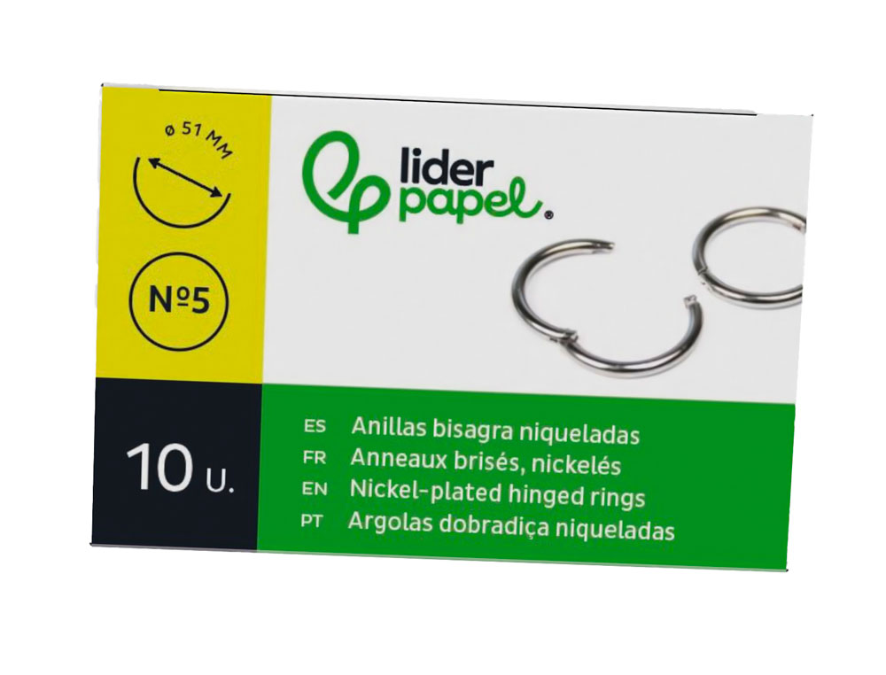 Argolas niqueladas, n. 5, 51 m m, caixa com 10 unidades ( Imagem 2 de 21 ) - Preview