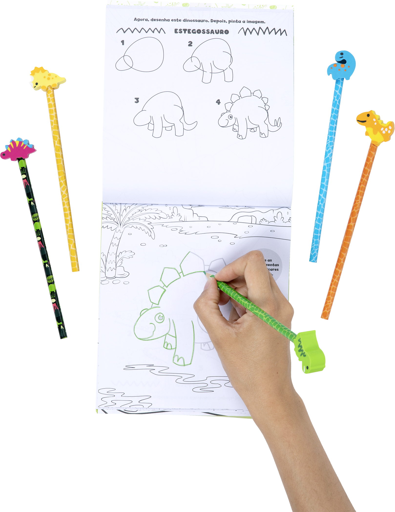Aprende a desenhar - Dinossauros e outros animais ( Imagem 2 de 2 ) - Preview