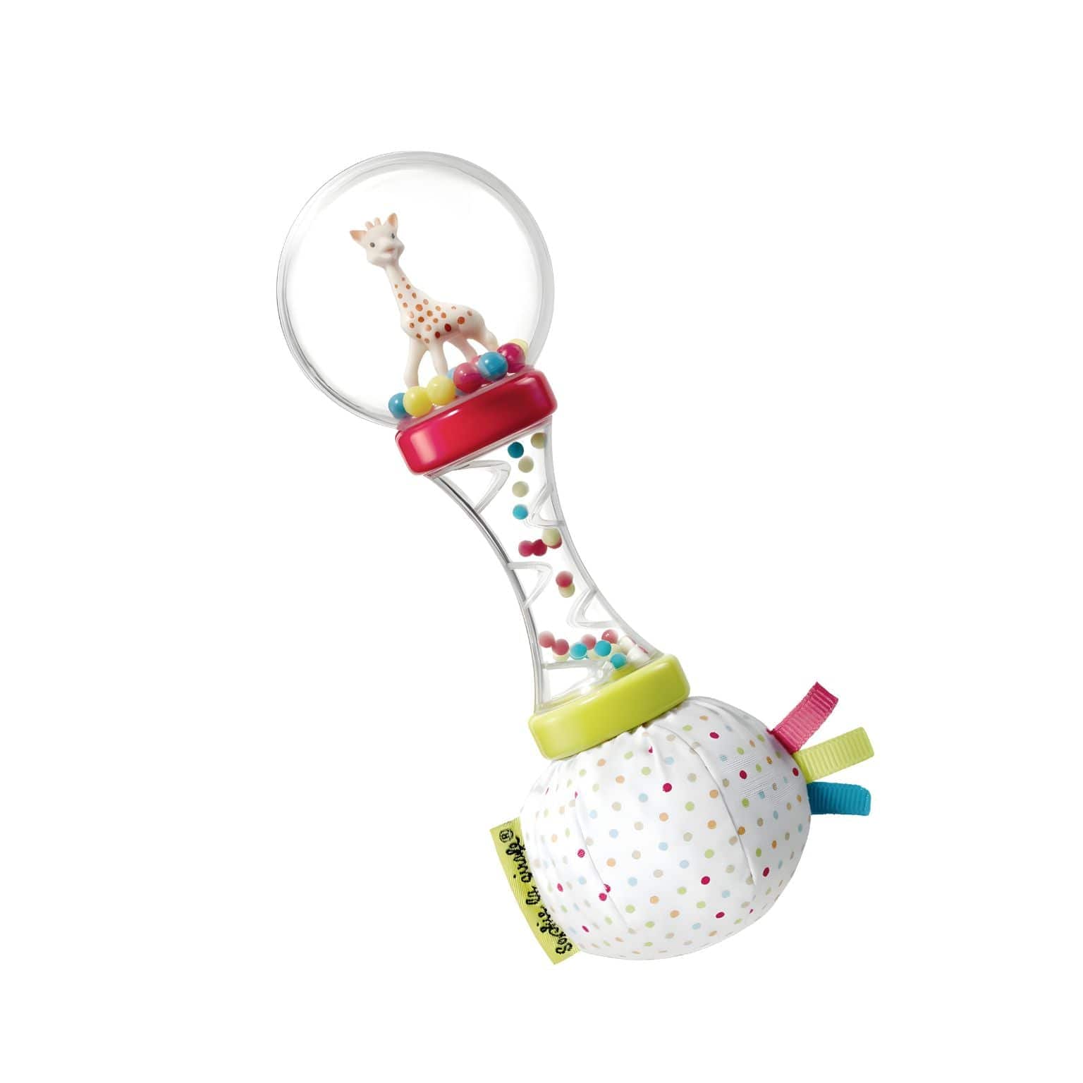 Chocalho Maracas multitextura Girafa Sofia ( Imagem 3 de 4 ) - Preview