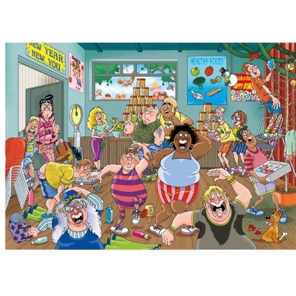 Puzzle Wasgij? 1000 pcs - New Year Resolutions ( Imagem 2 de 2 ) - Preview