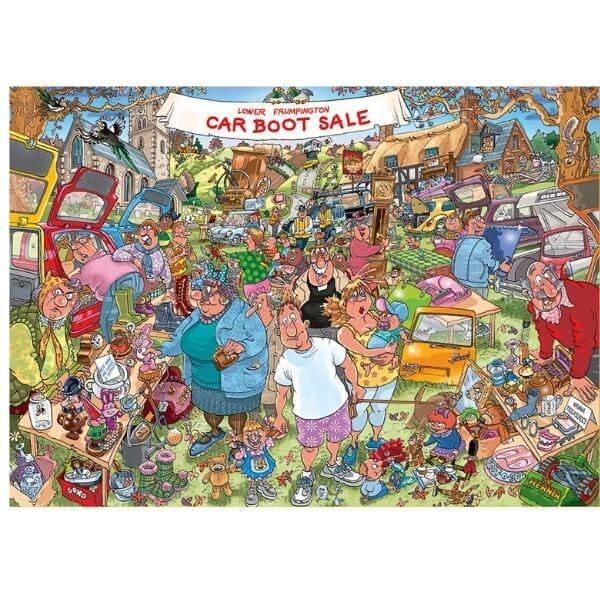 Puzzle Wasgij? 1000 pçs - Car Boot Capers! ( Imagem 2 de 2 ) - Preview