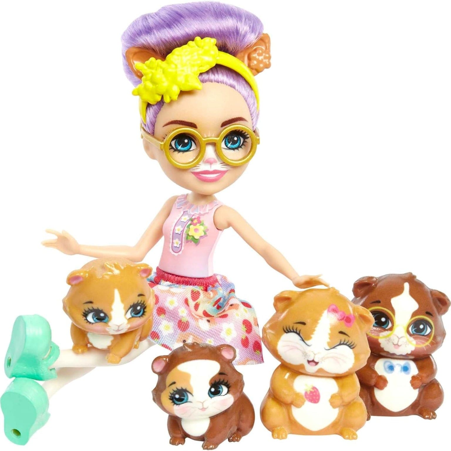 Enchantimals City - Tails Glee e Família Guinea Pig ( Imagem 2 de 4 ) - Preview