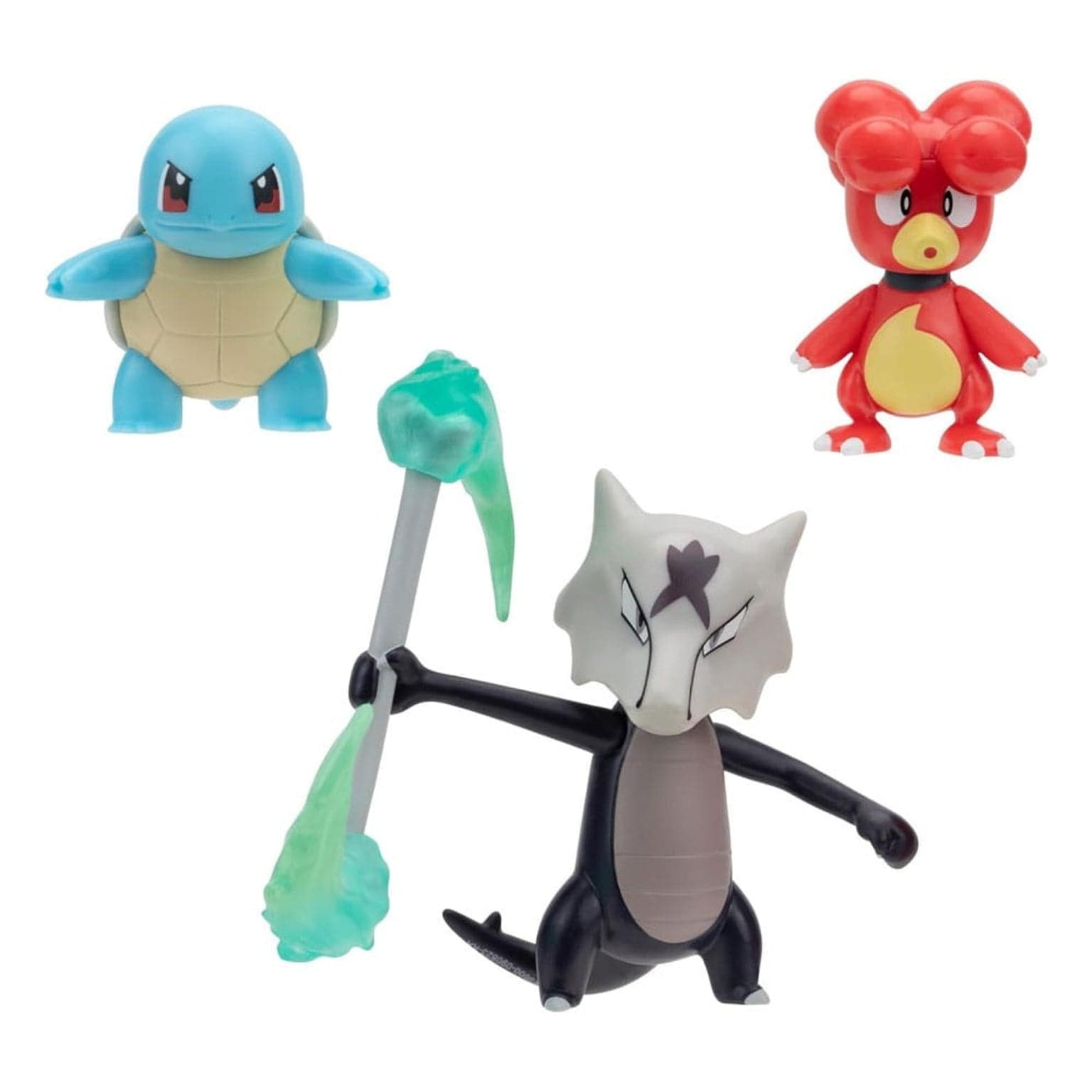 Figuras Pokémon - Magby, Squirtle e Alolan Marowak ( Imagem 2 de 4 ) - Preview