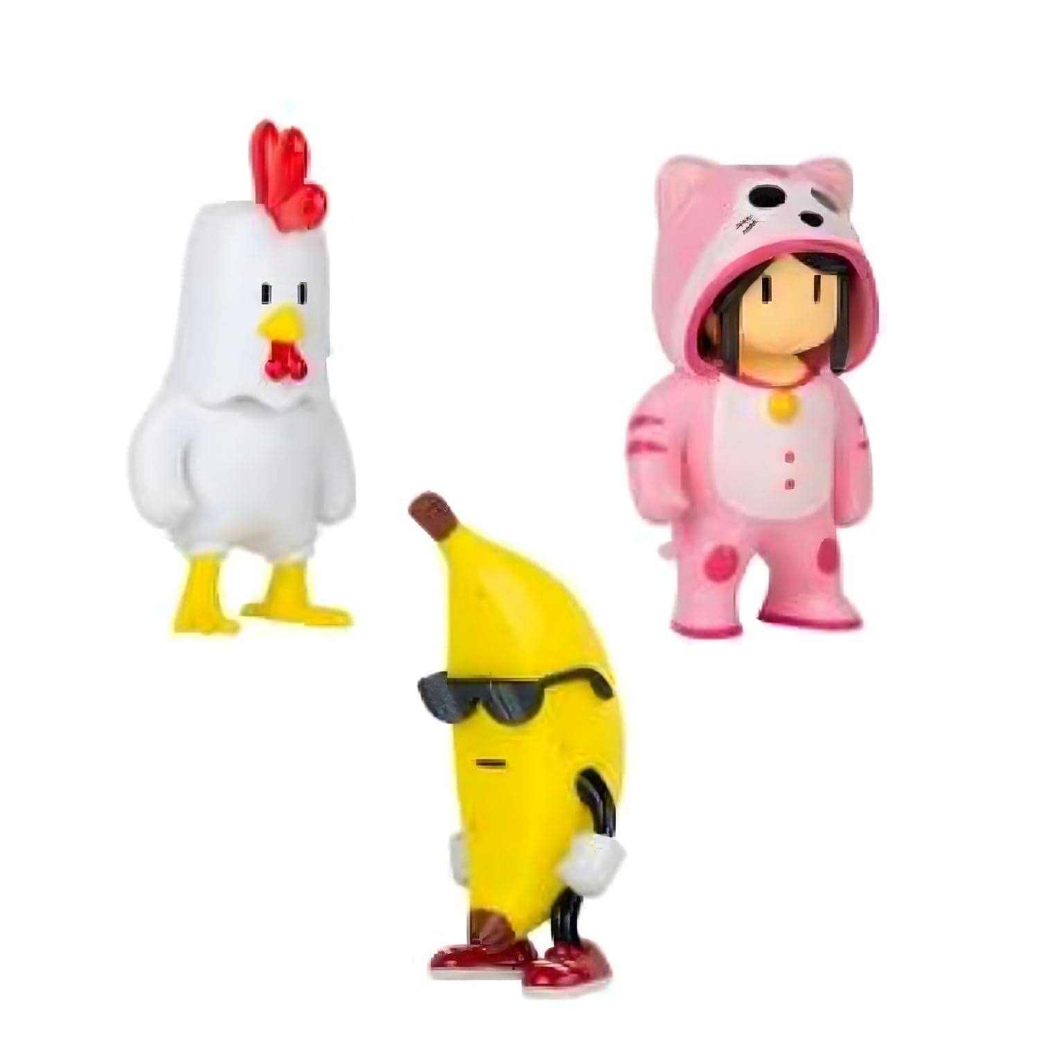 Conjunto 3 figuras Stumble Guys (Pack 2) ( Imagem 2 de 4 ) - Preview