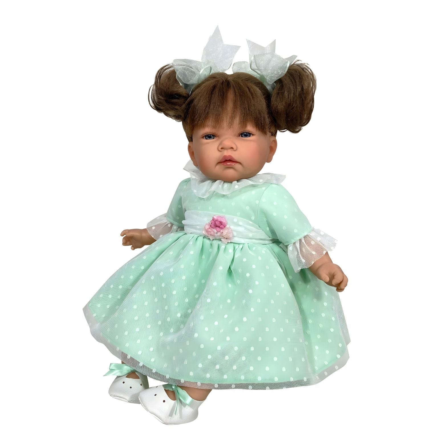Boneca Célia Plumeti com cabelo castanho 45 cm ( Imagem 2 de 4 ) - Preview