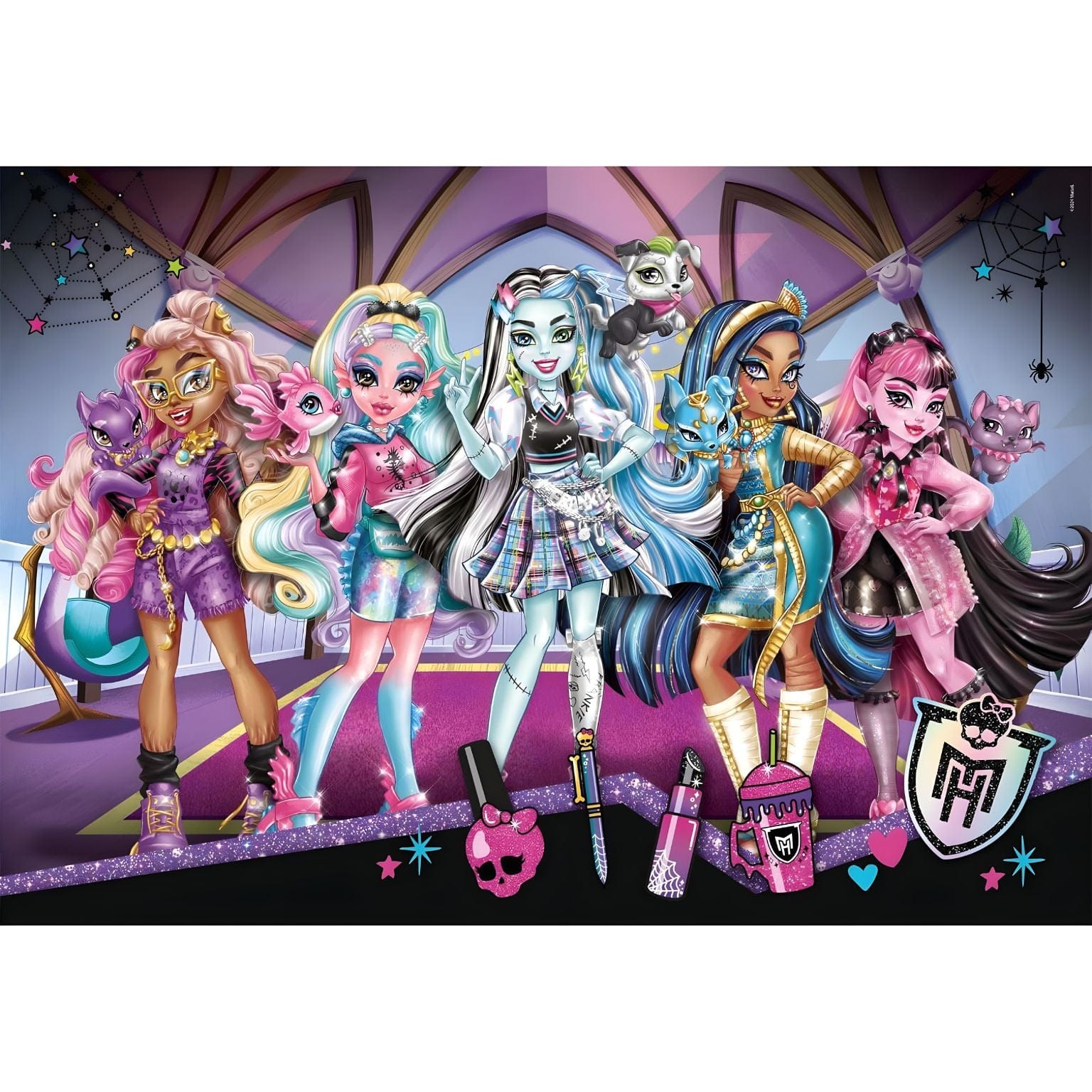 Puzzle Monster High 104 pcs ( Imagem 2 de 4 ) - Preview