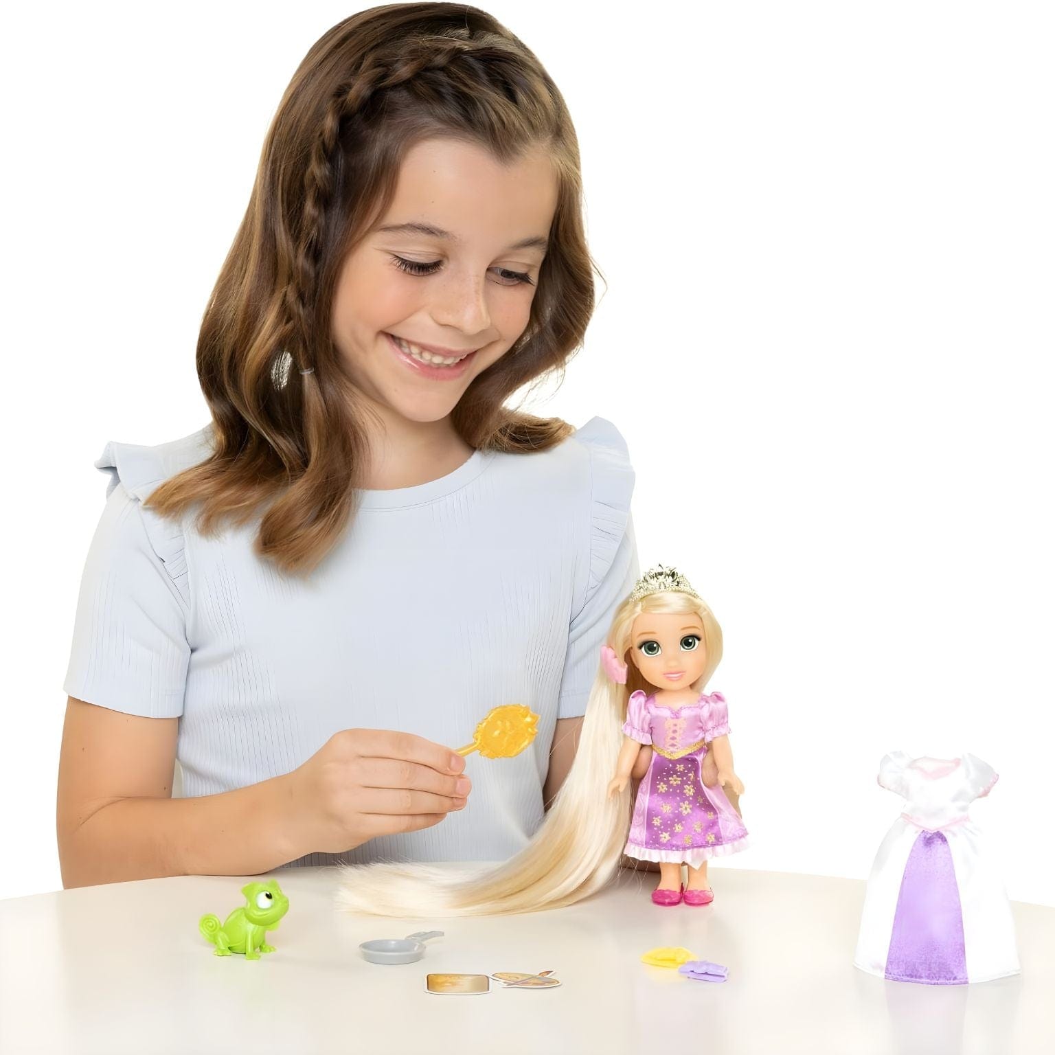 Conjunto Princesa Disney Rapunzel 15 cm ( Imagem 4 de 4 ) - Preview