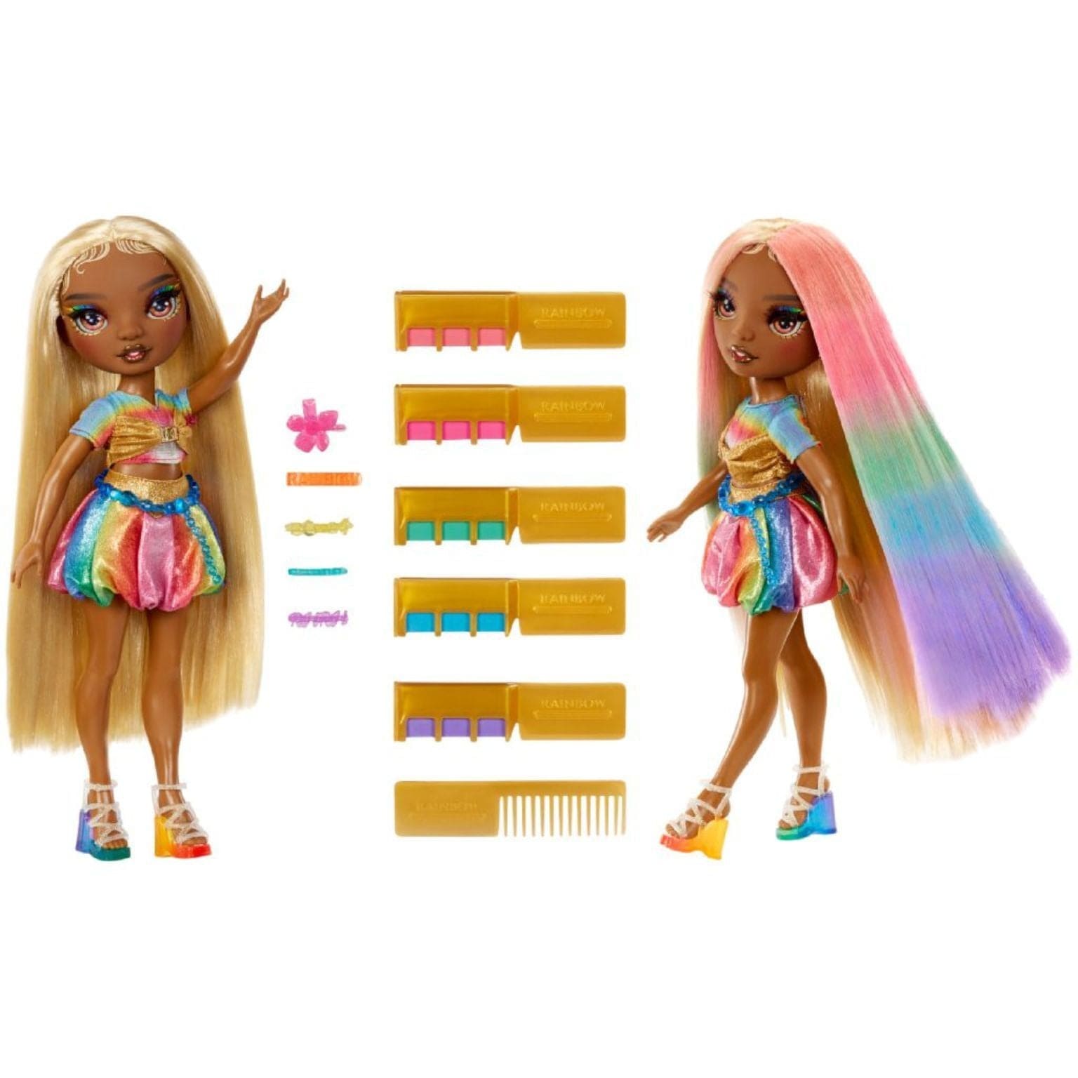 Rainbow High Hair Chalk & Style Meline Luxe ( Imagem 3 de 4 ) - Preview