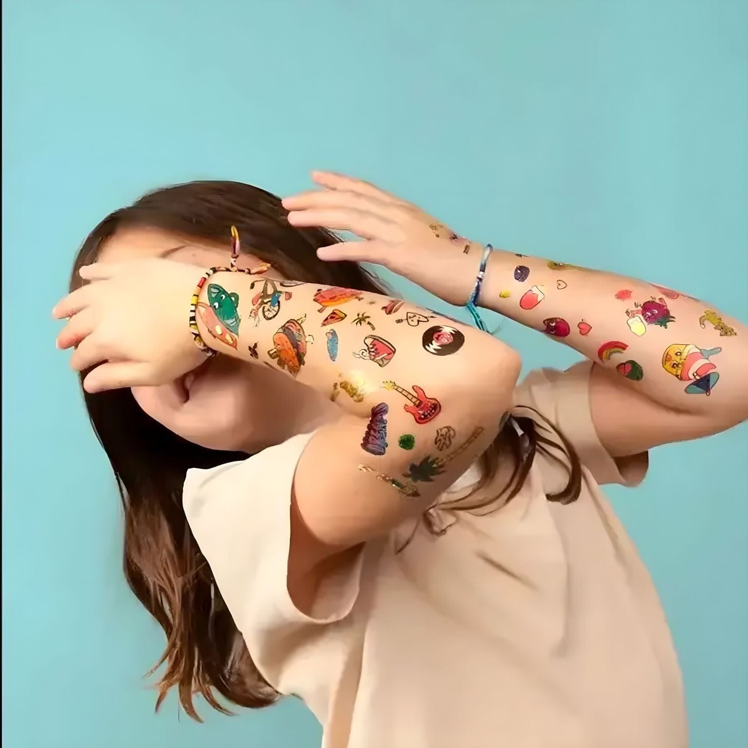 Kit de tatuagem Infantil Kawaii ( Imagem 4 de 4 ) - Preview