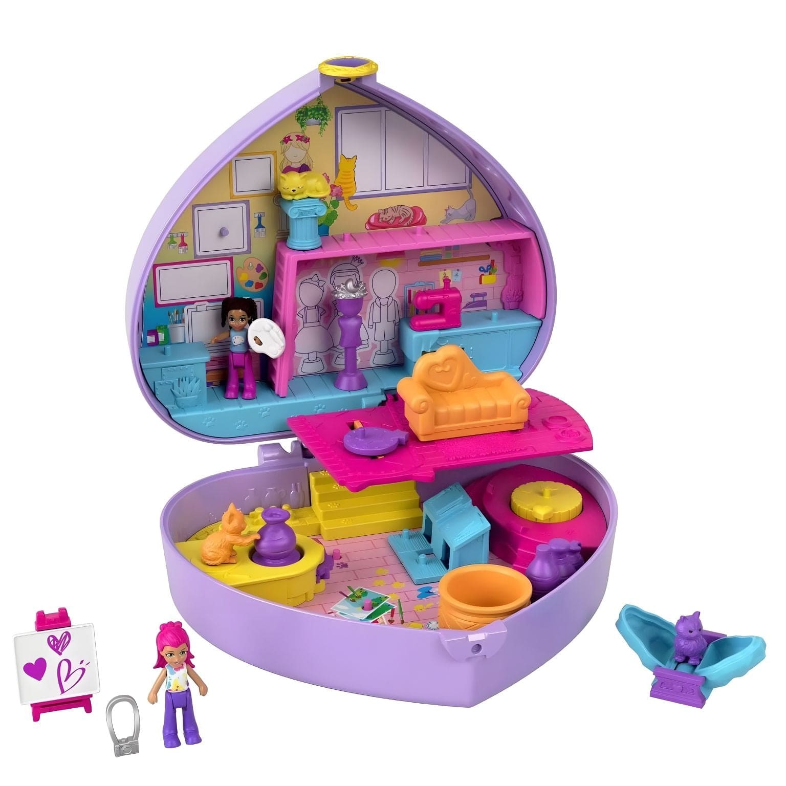 Polly Pocket - Atelier de pintura ( Imagem 2 de 4 ) - Preview