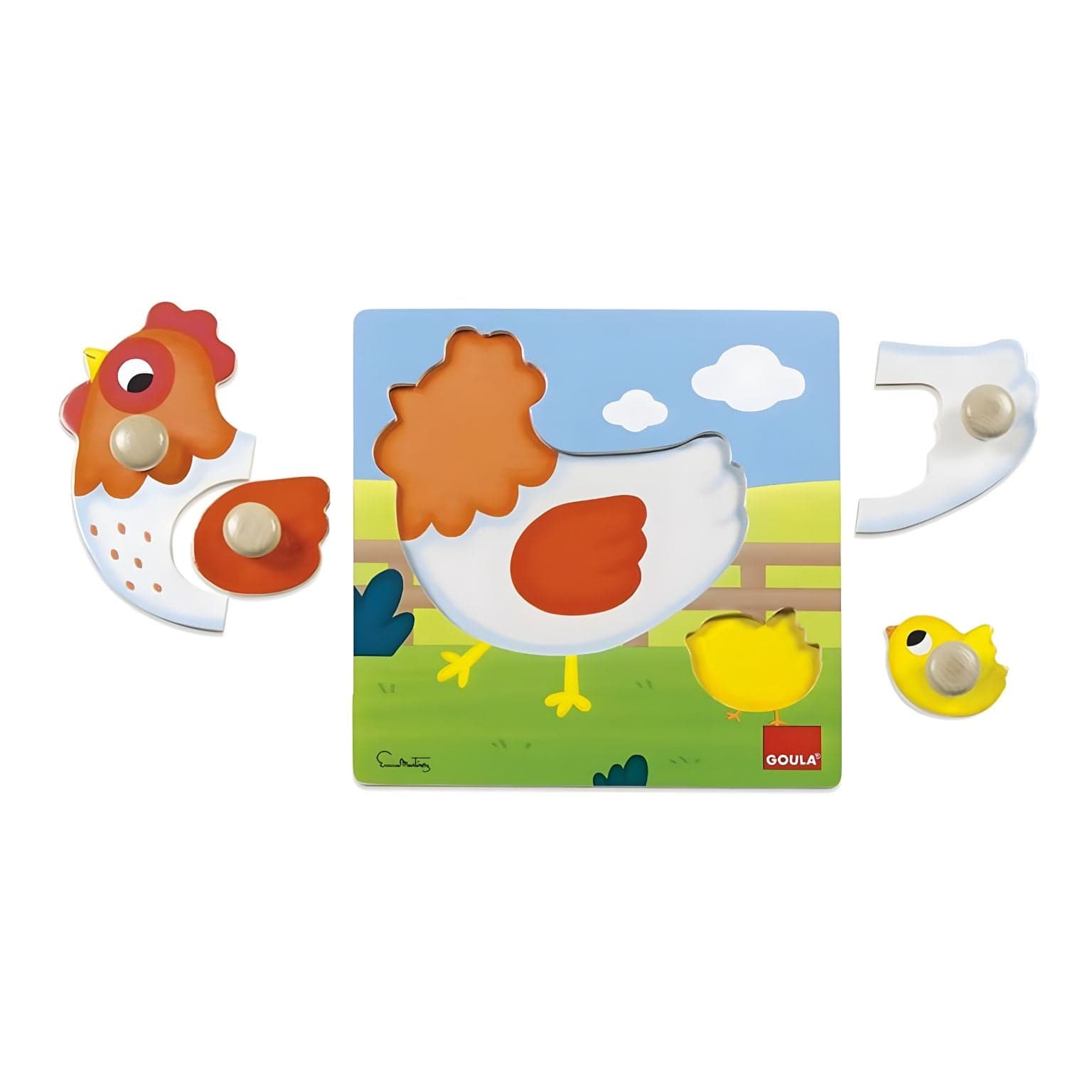 Puzzle Galinha ( Imagem 3 de 4 ) - Preview