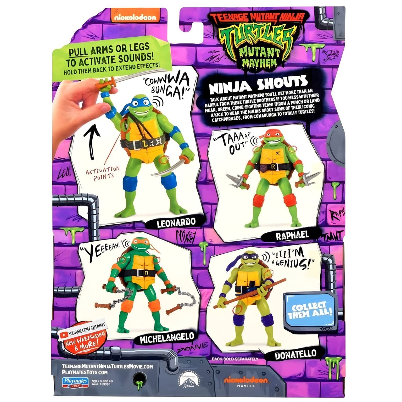 Tartarugas Ninja Shouts - Michelangelo ( Imagem 4 de 4 ) - Preview