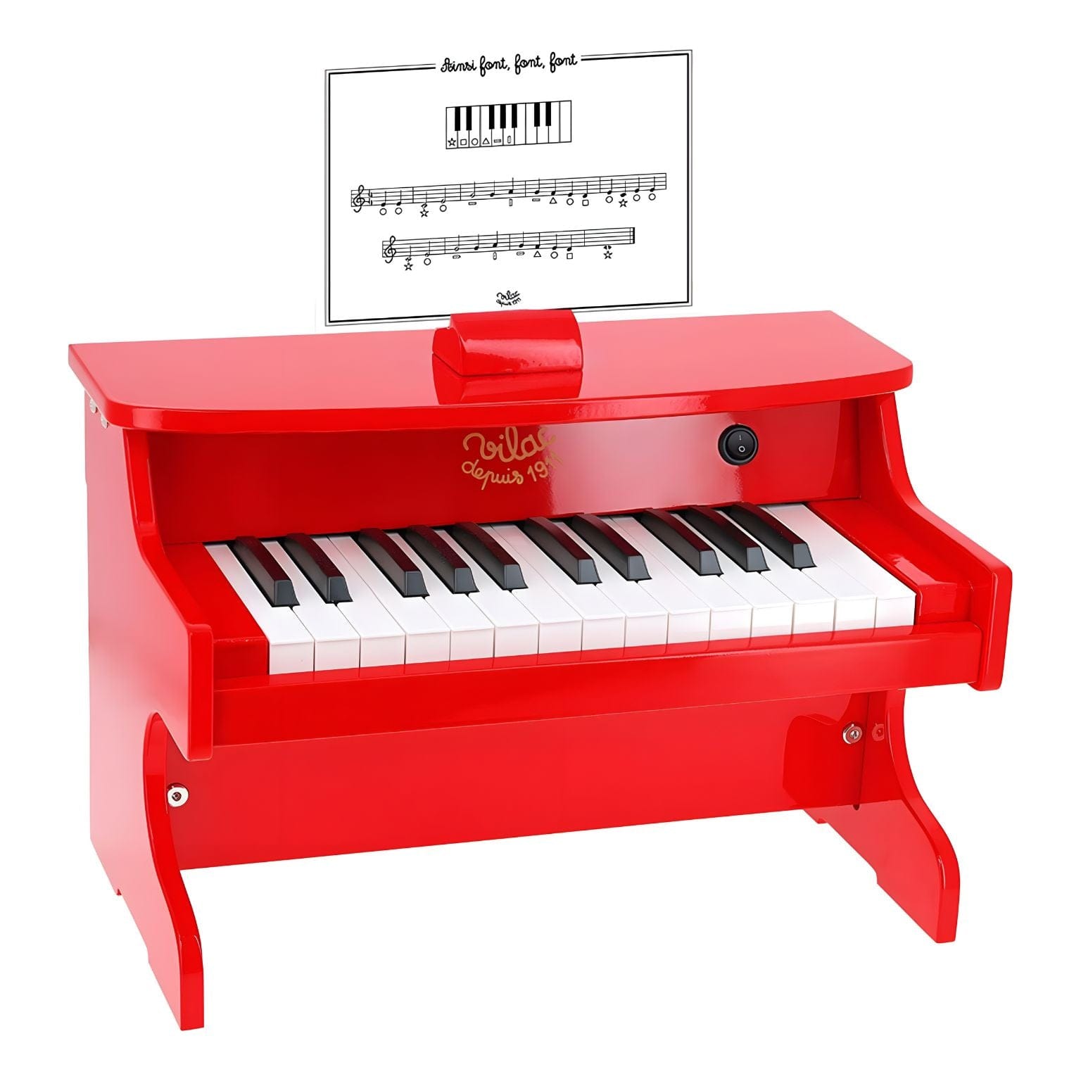 E-Piano Vermelho em madeira ( Imagem 2 de 4 ) - Preview