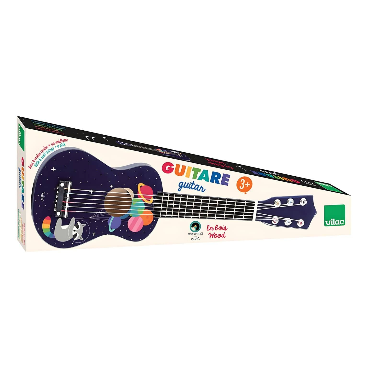 Guitarra de madeira Espace de Andy Westface ( Imagem 2 de 4 ) - Preview