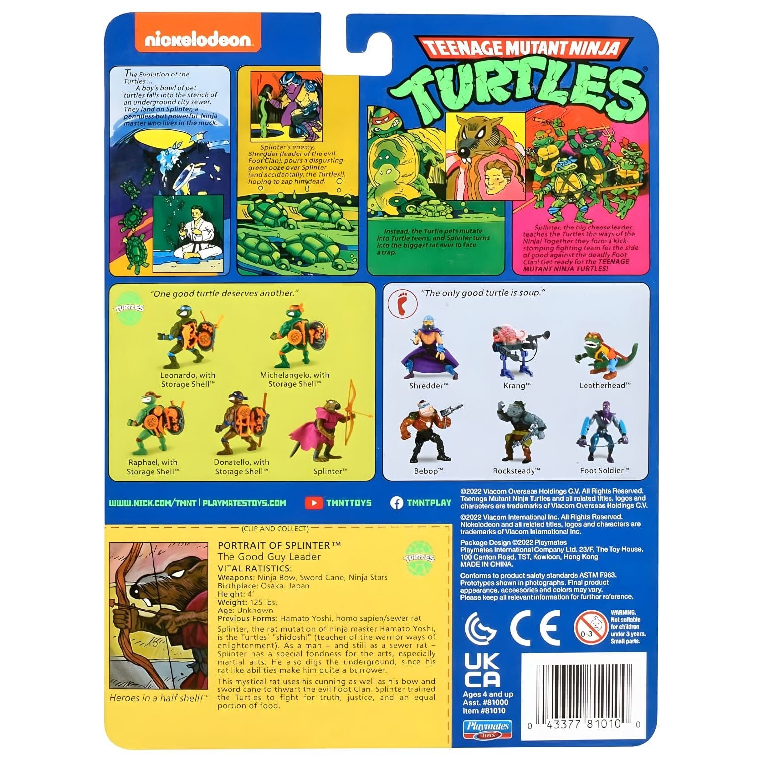 Tartarugas Ninja Classic - Splinter ( Imagem 4 de 4 ) - Preview