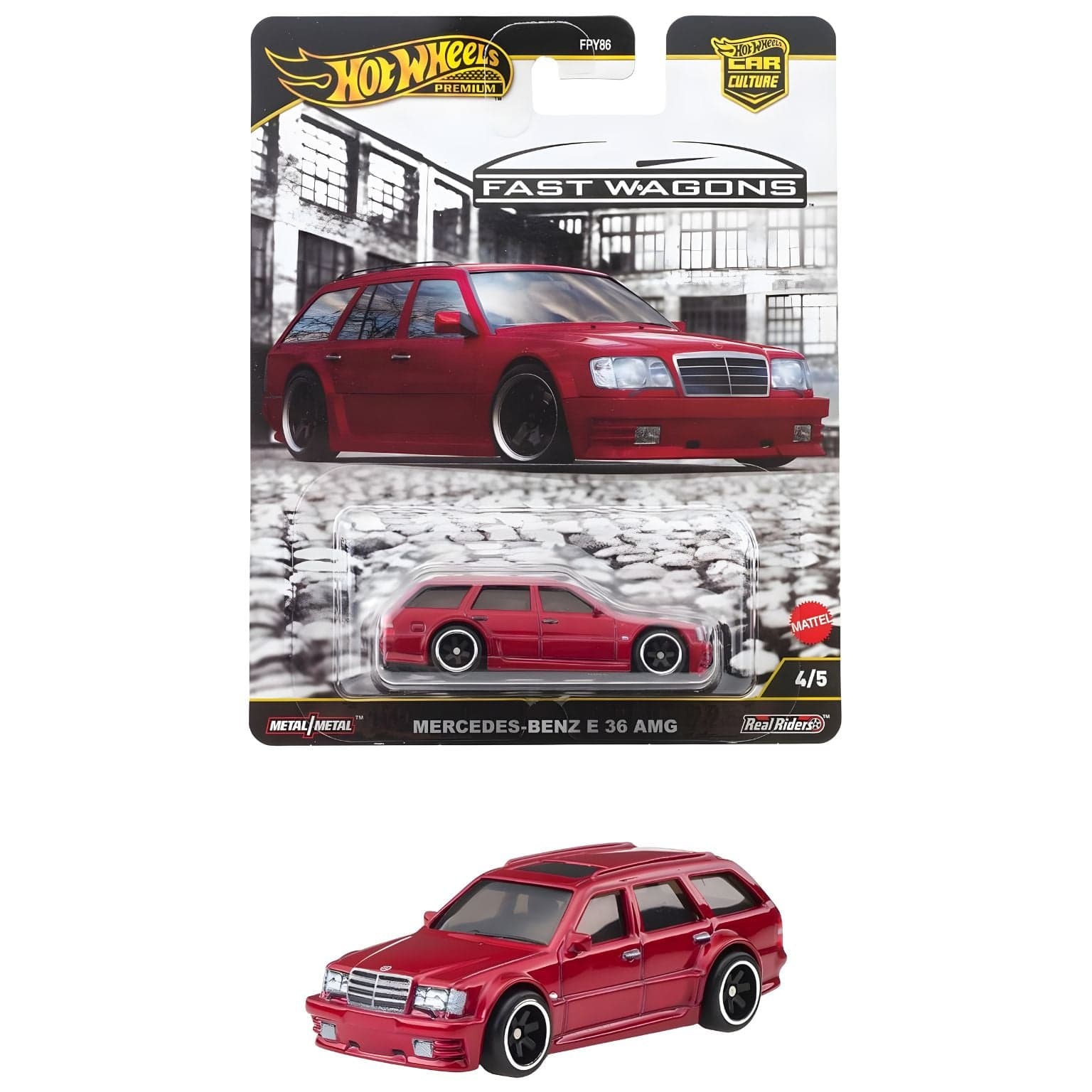 Hot Wheels - Mercedes-Benz E 36 AMG Fast Wagons ( Imagem 4 de 4 ) - Preview