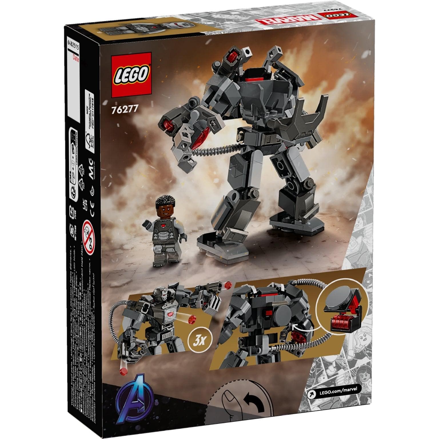 Lego 76277 - Marvel Super Heroes: War Machine Mech Armor ( Imagem 2 de 4 ) - Preview