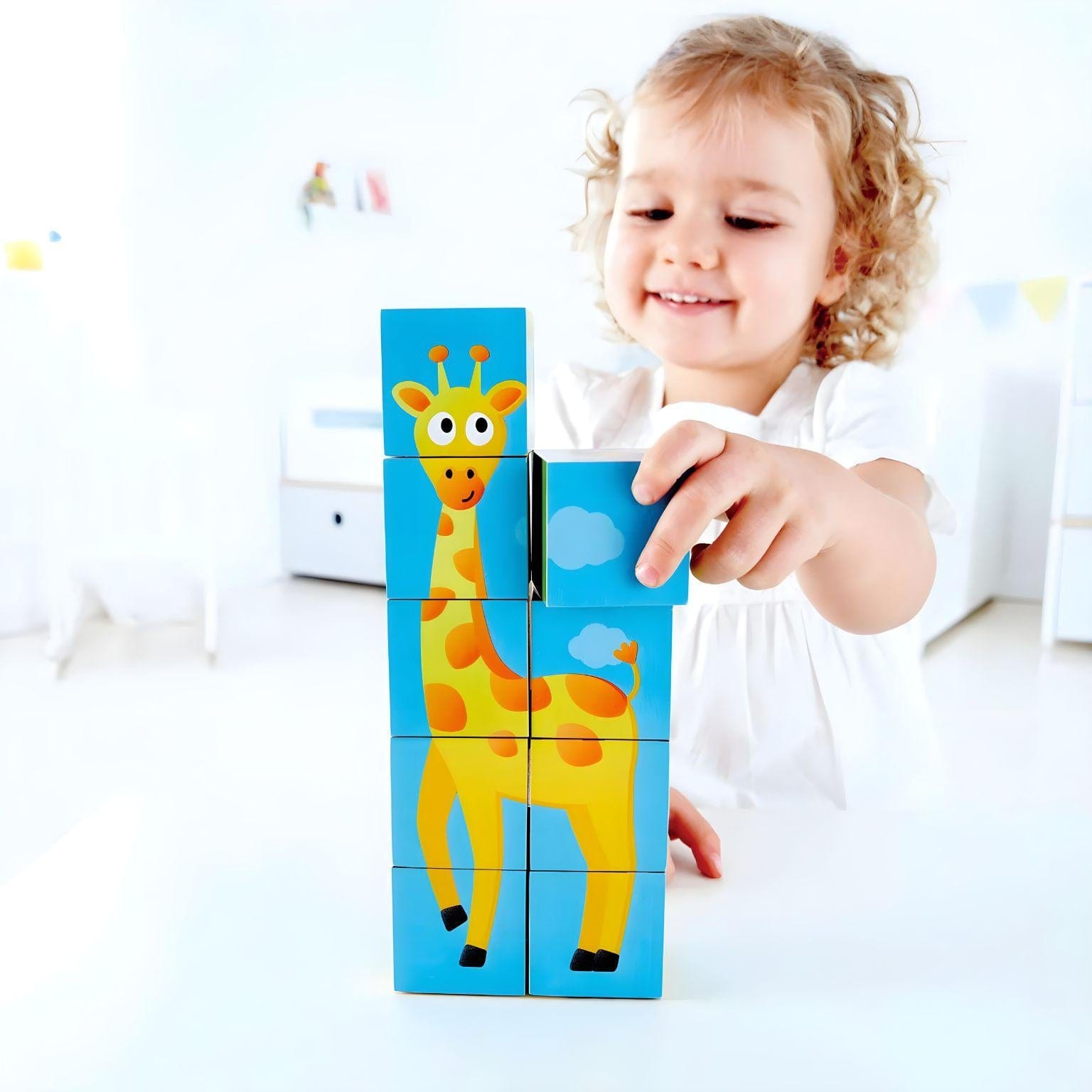 Puzzle em cubos Animais da Selva ( Imagem 3 de 4 ) - Preview