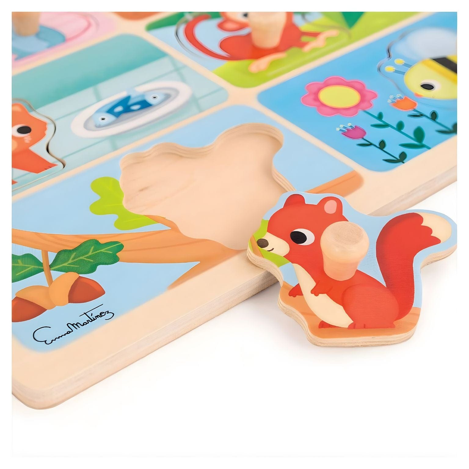 Puzzle De Madeira Goula 8 Peças A Minha Comida Favorita 53041 ( Imagem 3 de 4 ) - Preview