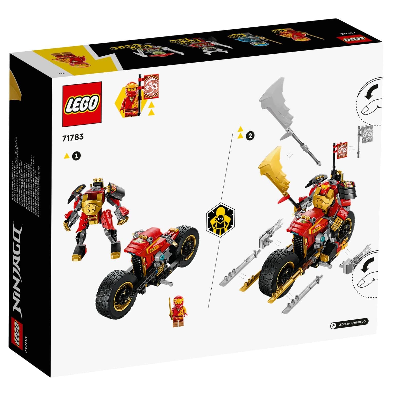 Lego Ninjago Mech Motard Evo Do Kai 71783 ( Imagem 2 de 4 ) - Preview