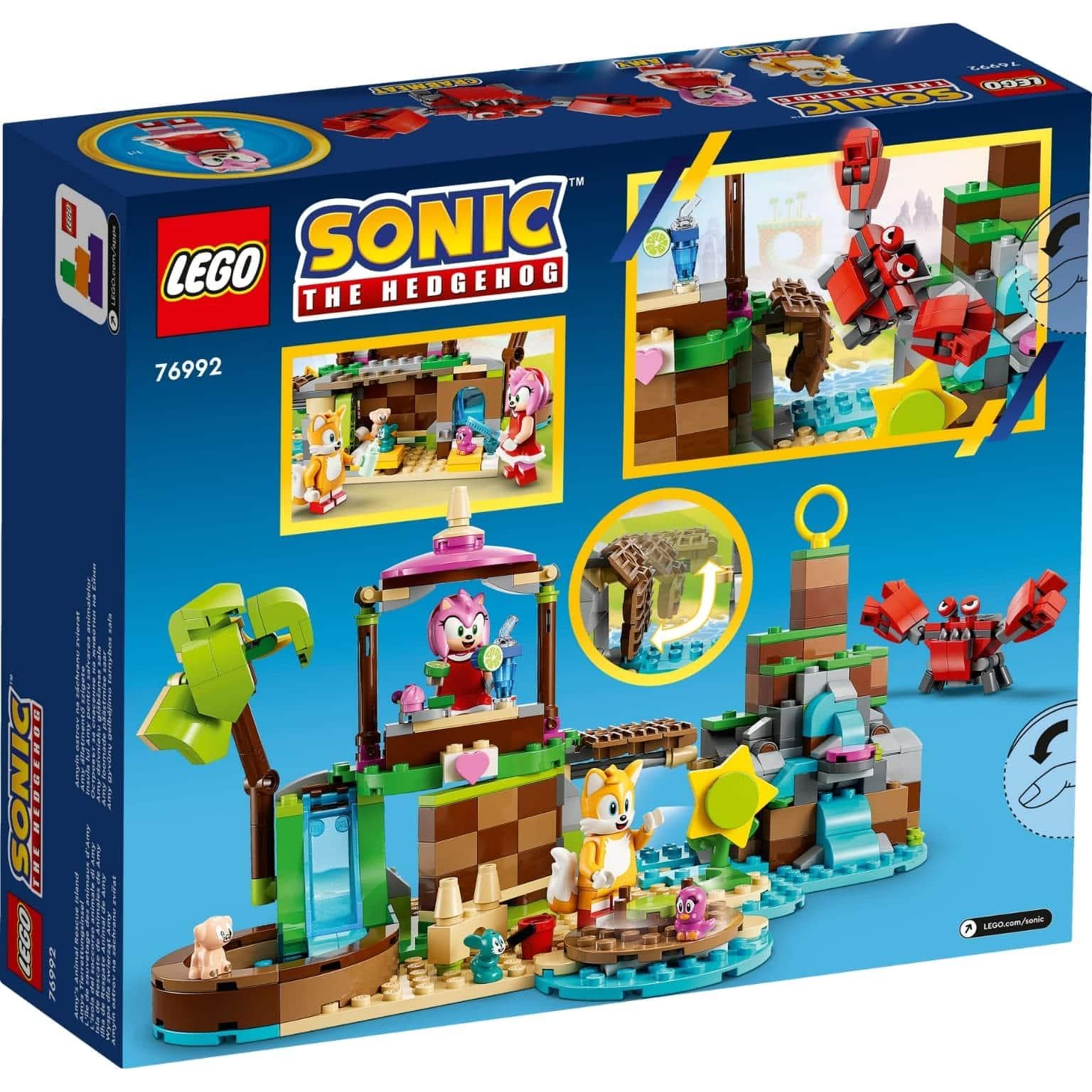 Lego Sonic The Hedgehog Ilha De Resgate Animal De Amy 76992 ( Imagem 2 de 4 ) - Preview